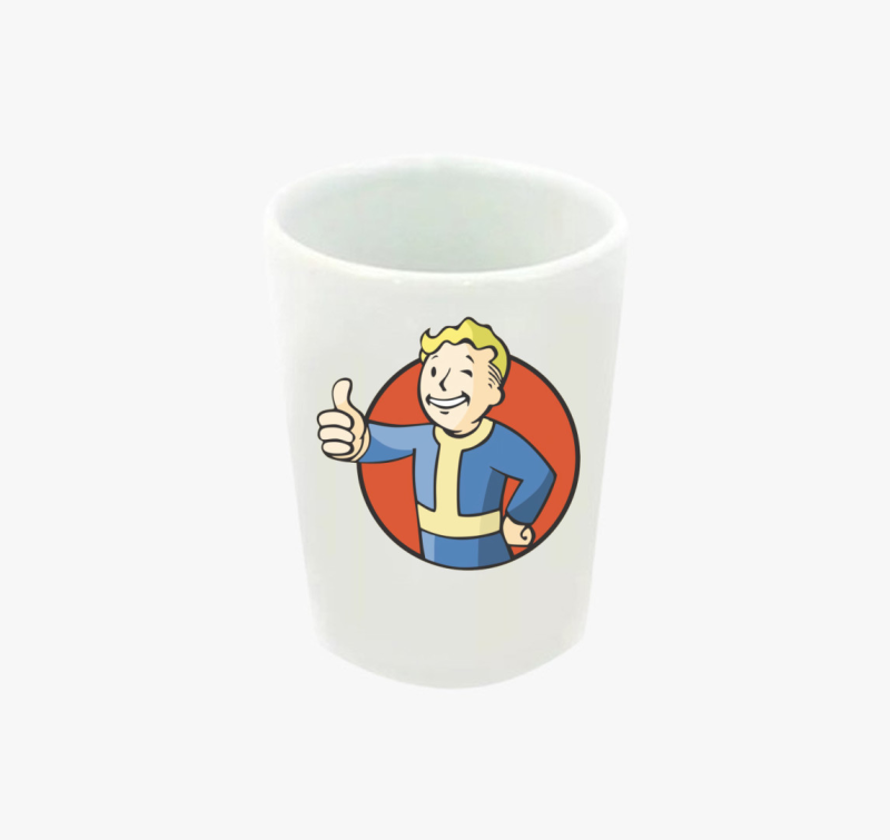 Fallout Vault Boy feles pohár