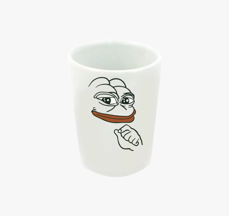 Pepe a Béka mosolygós feles pohár