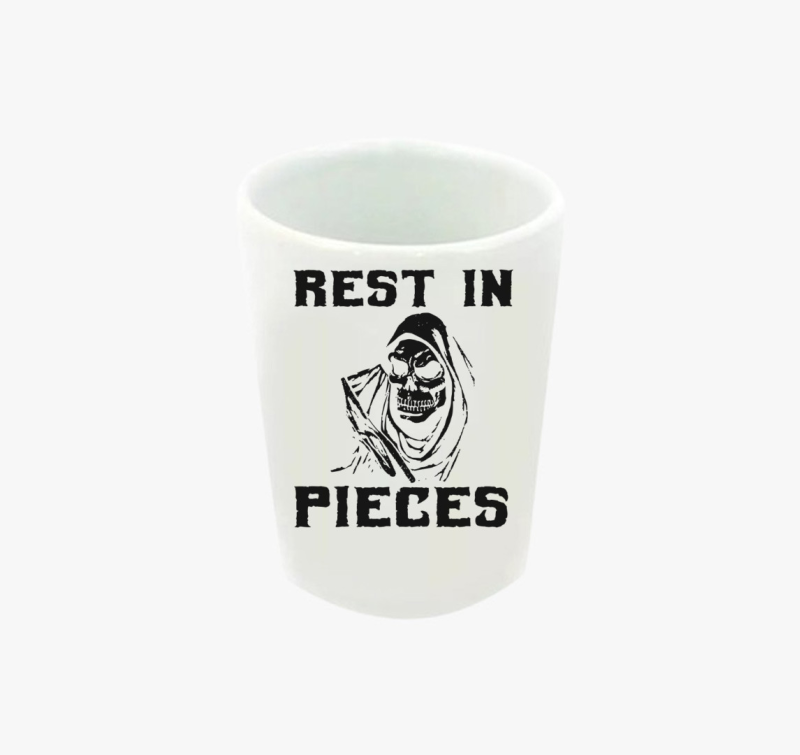 Rest in Pieces feles pohár