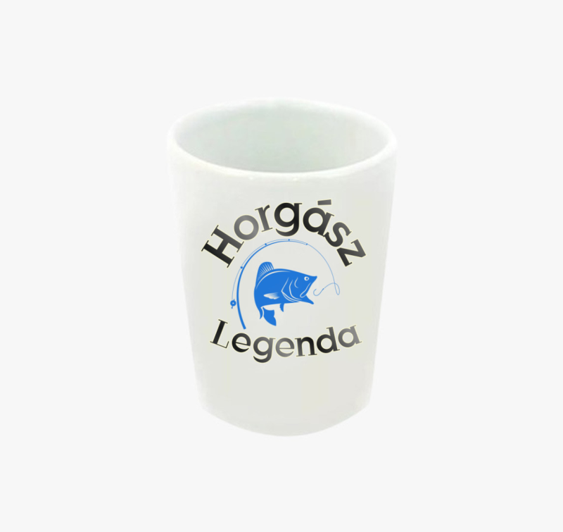 Horgász legenda feles pohár