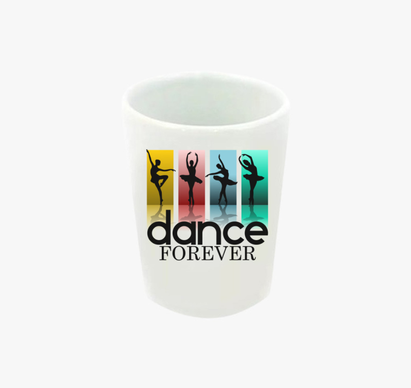 Táncos balett feles pohár