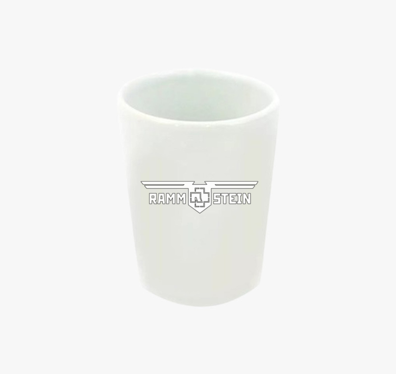 Rammstein logo feles pohár