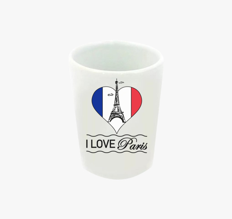 I love Paris feles pohár