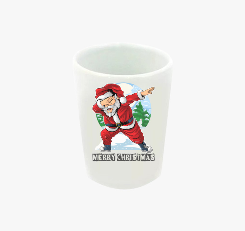 Dabelő mikulás feles pohár