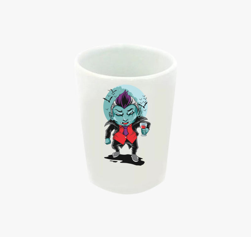 Borozó laza vámpír feles pohár