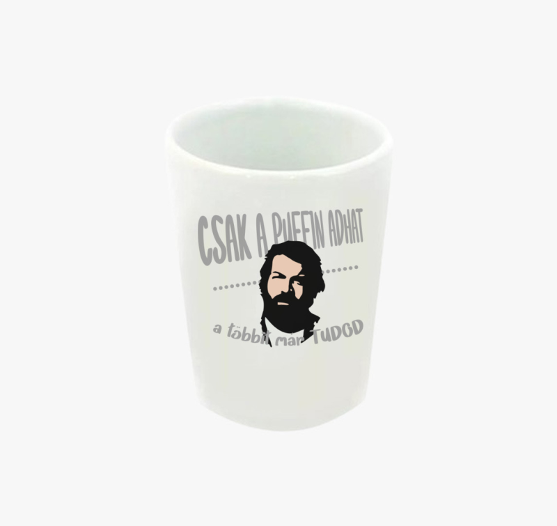 Bud Spencer puffin adhat feles pohár
