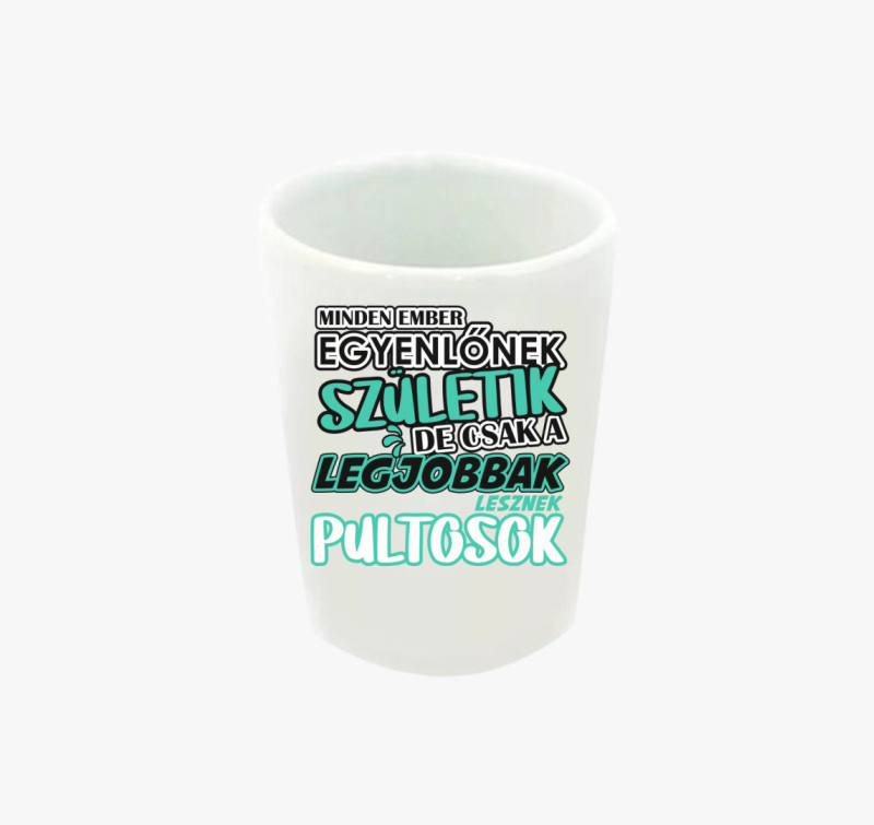 Egyenlőnek születik pultos feles pohár