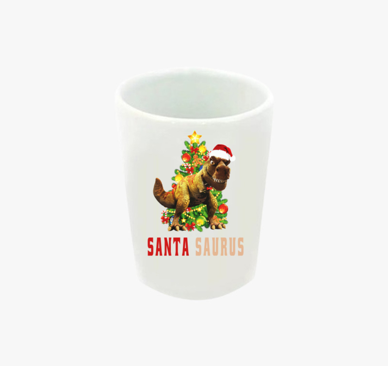 Santa Saurous feles pohár