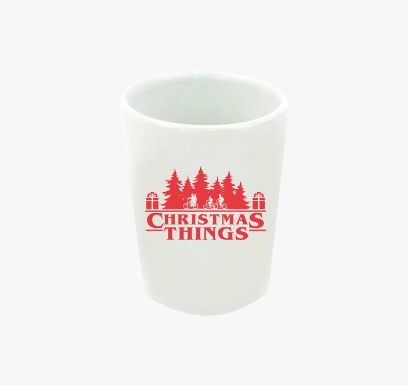 Christmas things Stranger Things feles pohár