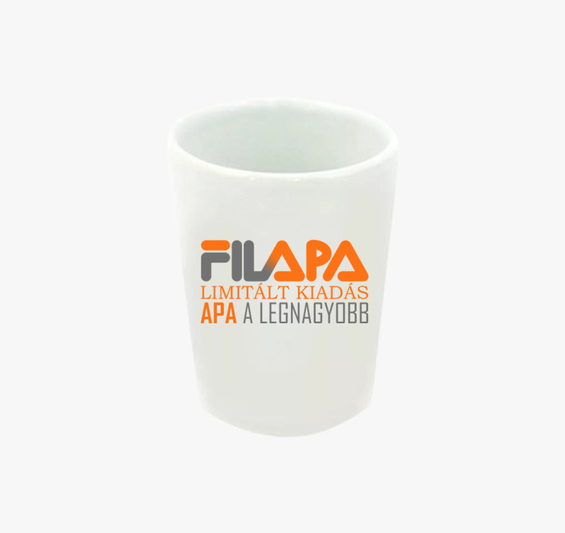 Apa fila feliratos feles pohár