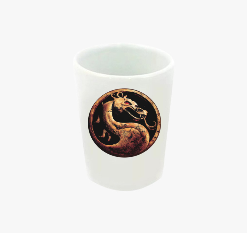 Mortal kombat 1995 mintájú feles pohár