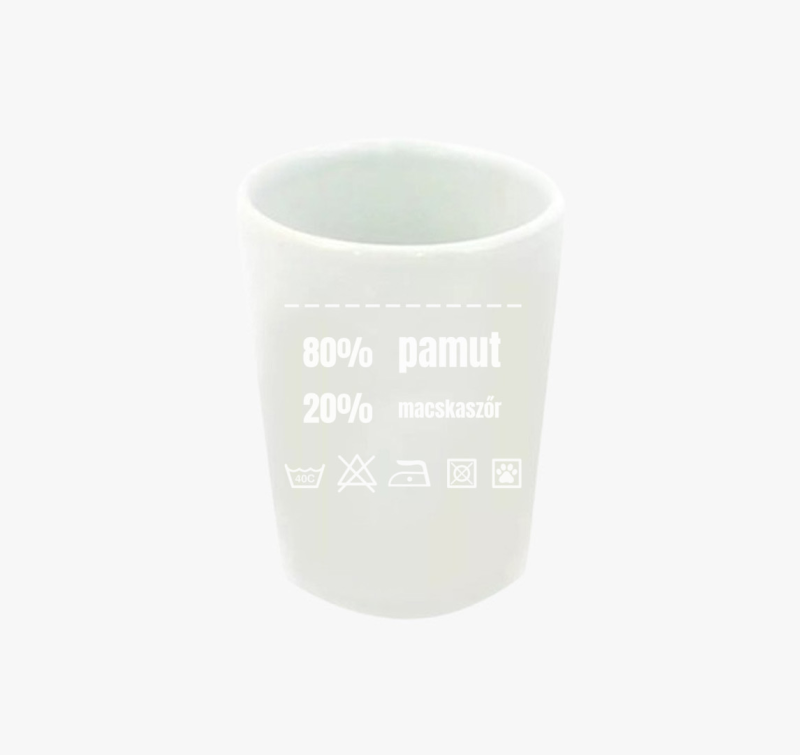 feles pohár összetevők pamut és macskaszőr feles pohár