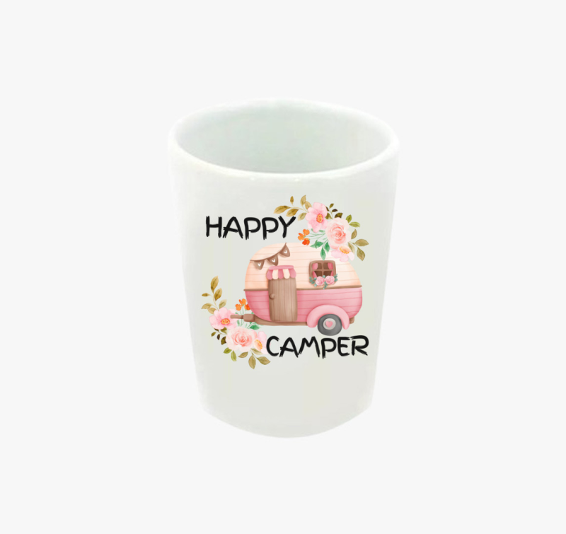 Happy camper feles pohár