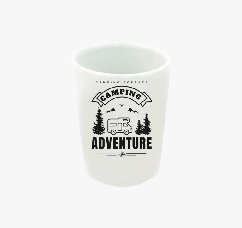 Lakóautó camping adventure feles pohár