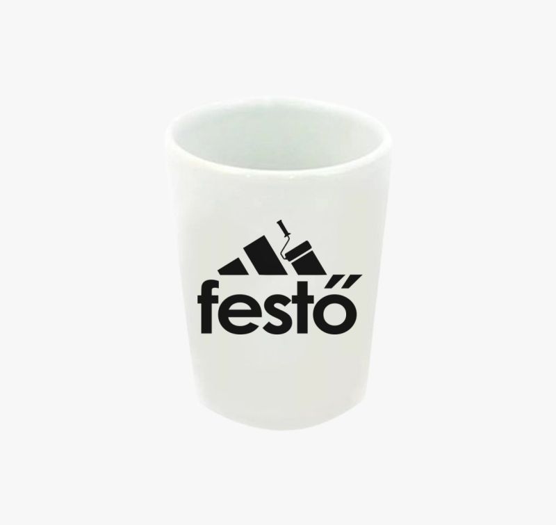 Festő márkás feles pohár