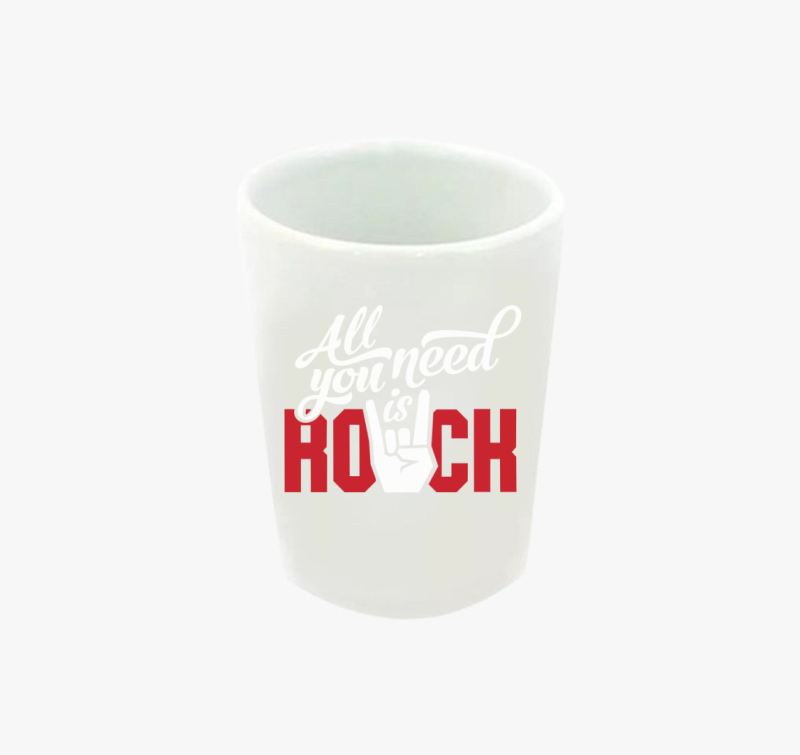 All you need is rock feles pohár