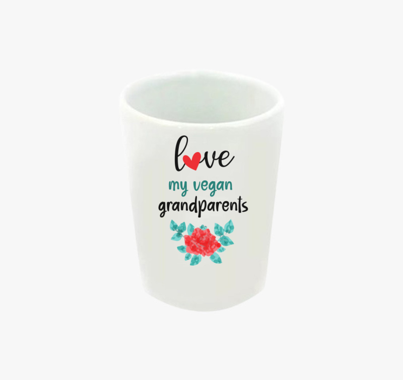 Love my Vegan Grandparents feles pohár