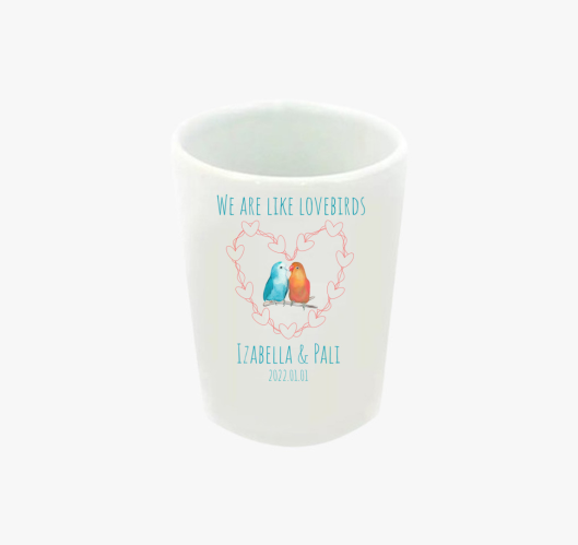 Lovebirds (kék) személyreszabh...