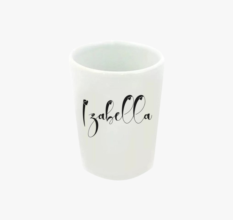 Szivecskés betűk NÉV feles pohár