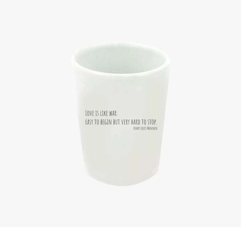 Love is like war feles pohár