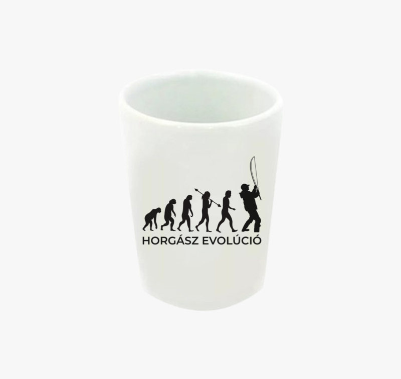Horgász evolúció feles pohár