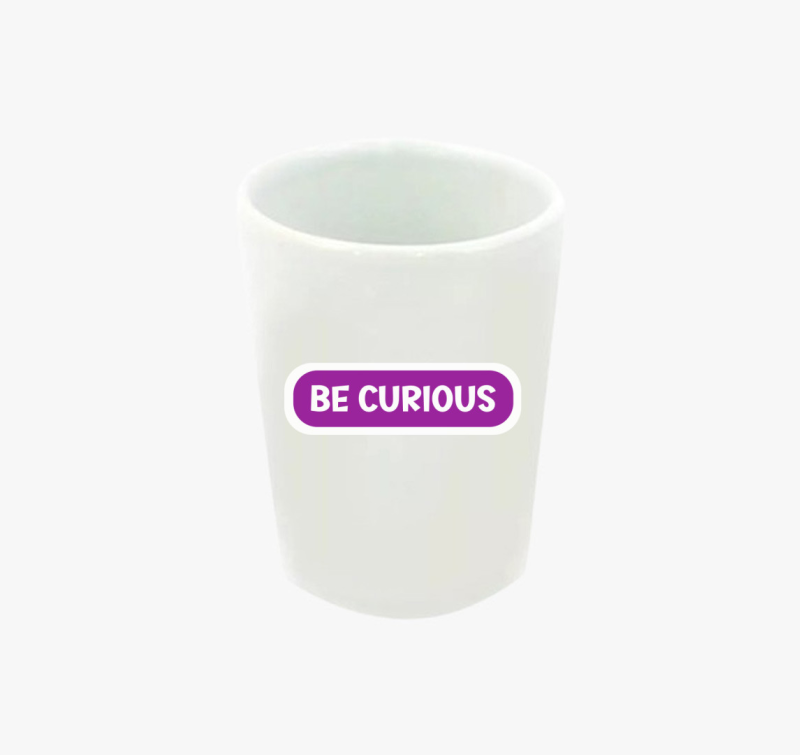 Be curious lila feles pohár