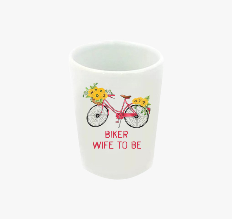 Biker wife to be feles pohár