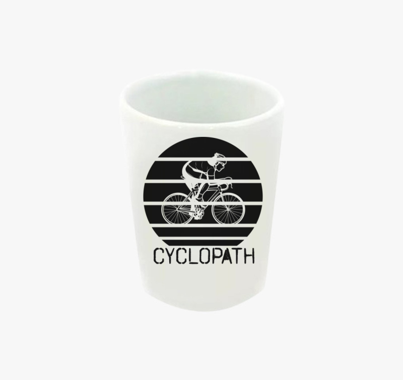 Cyclopath fekete-fehér feles pohár