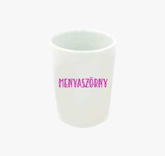 Menyaszörny pink feles pohár
