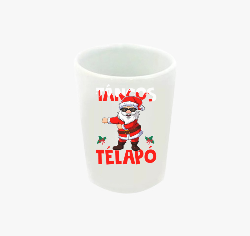 Táncos Télapó feles pohár