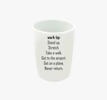 Work tip feles pohár