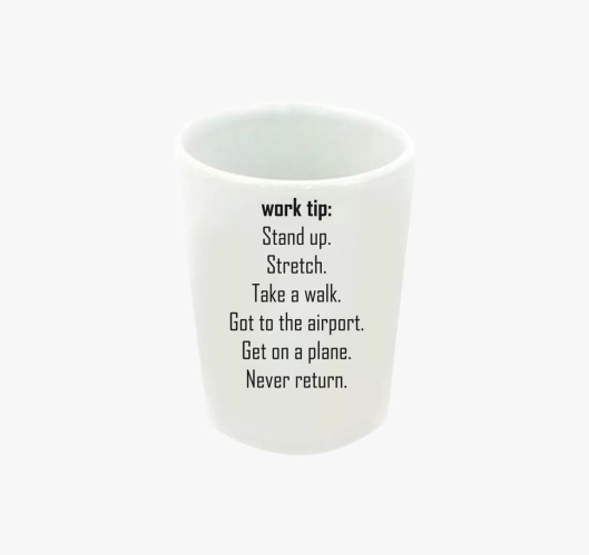 Work tip feles pohár