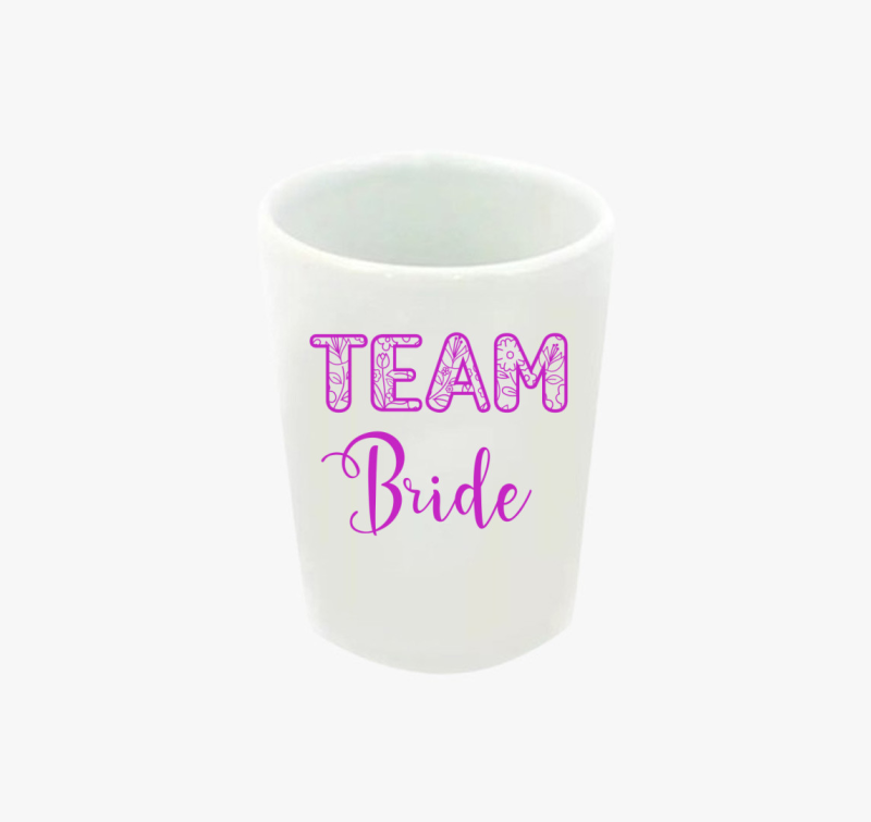 Team Bride feles pohár