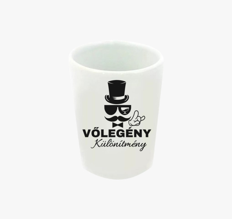 Vőlegény különítmény legénybúcsú feles pohár