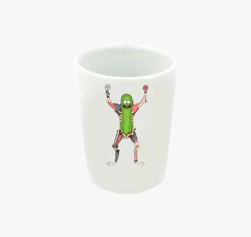 Pickle Rick Rat Suit feles pohár