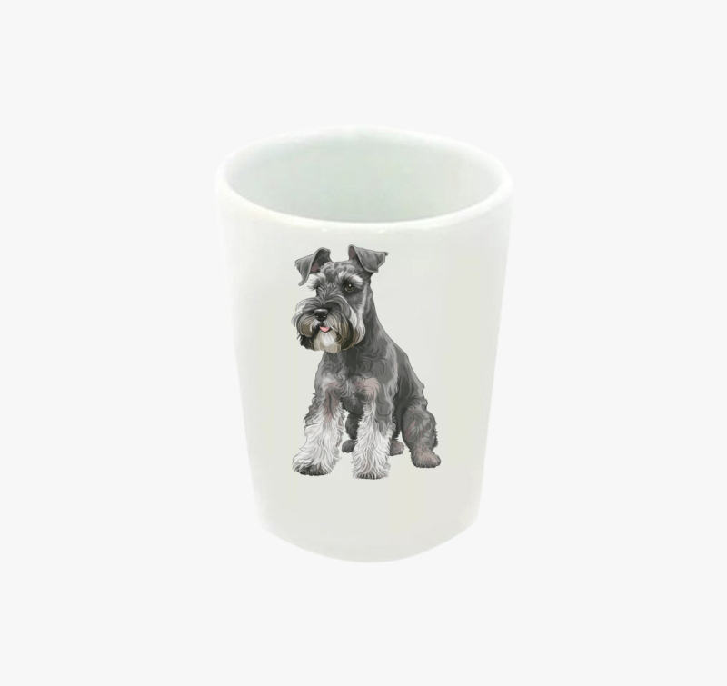 Schnauzer feles pohár