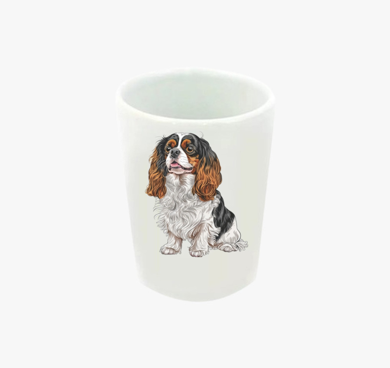 Spaniel feles pohár