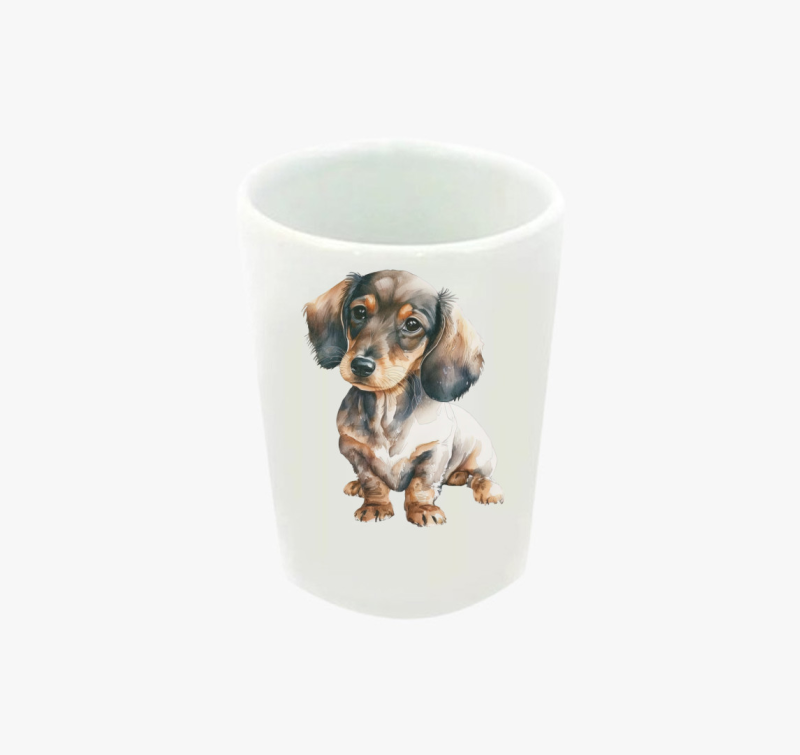 Daschund feles pohár