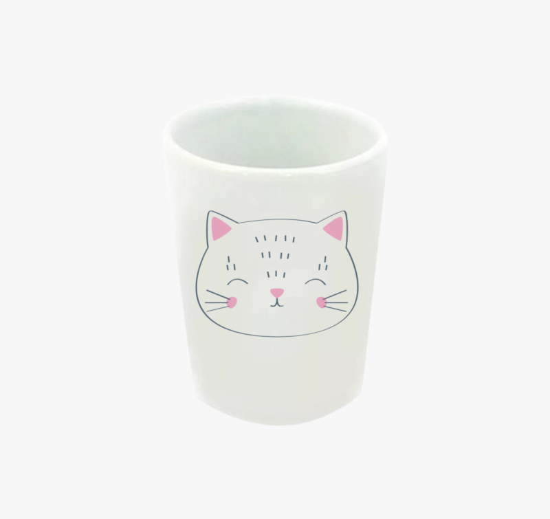 Cuki cica arc feles pohár