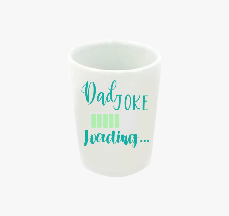 Dad Joke loading zöld feles pohár