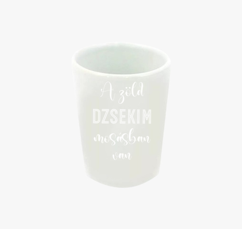 Zöld dzsekim - golf feles pohár