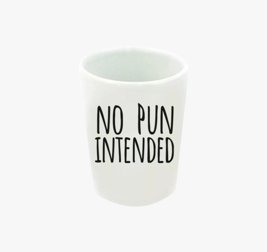 No pun intended feles pohár