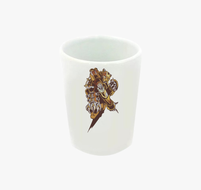 Steampunk medve feles pohár