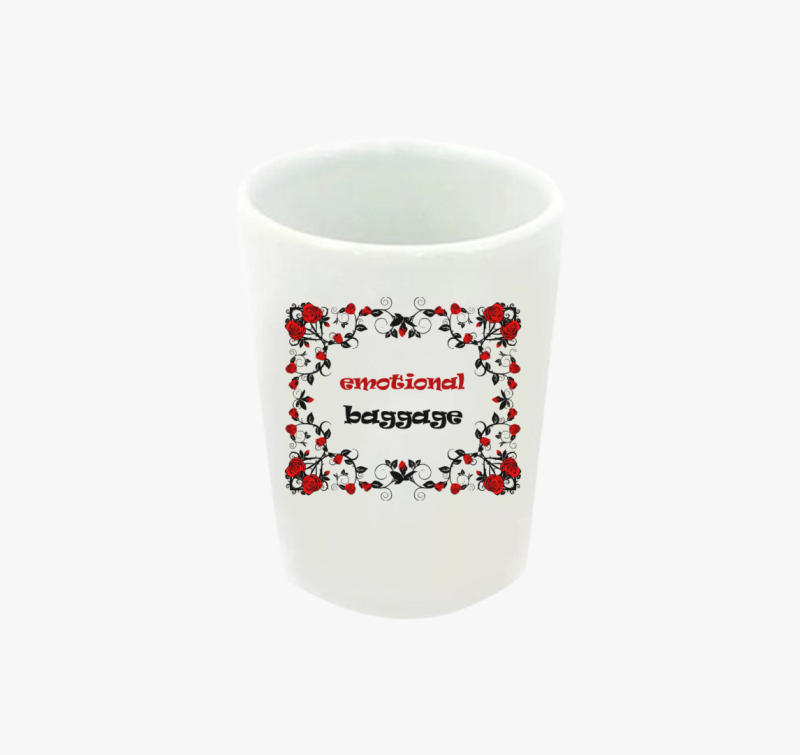 Emotional baggage feles pohár