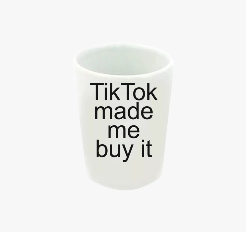 Tiktok buy feles pohár
