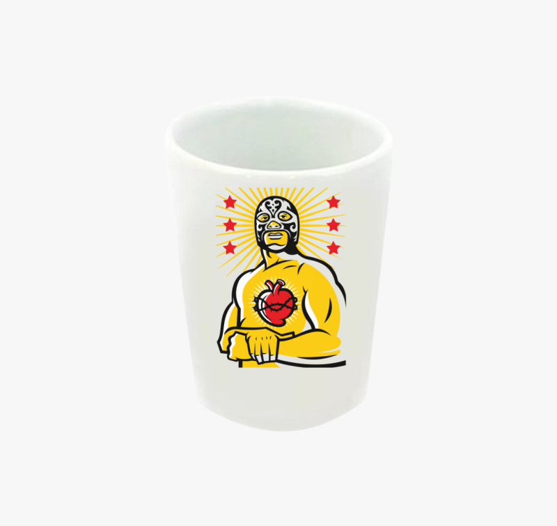 Lucha Libre feles pohár