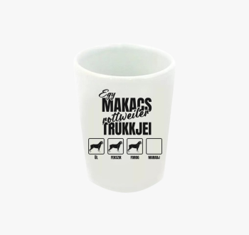 Egy makacs rottweile...