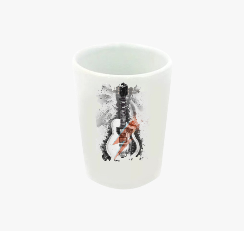 David Bowie gitár feles pohár