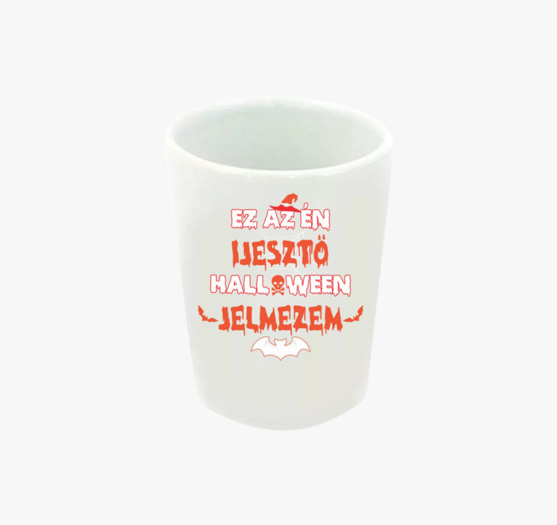 Ez az én ijesztő halloween jelmezem feles pohár
