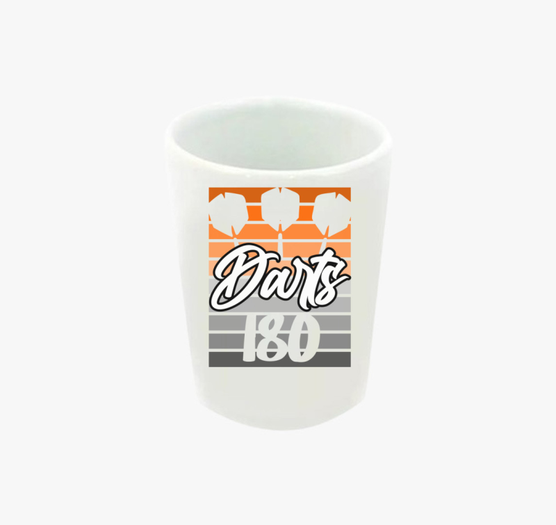 Dartsos design feles pohár